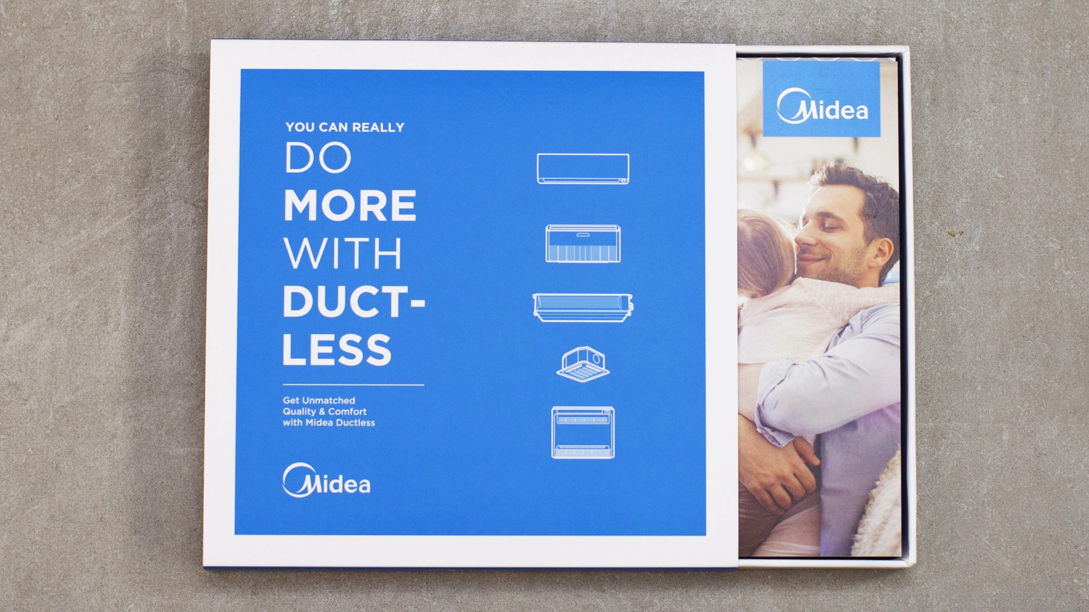 Sales material design.
